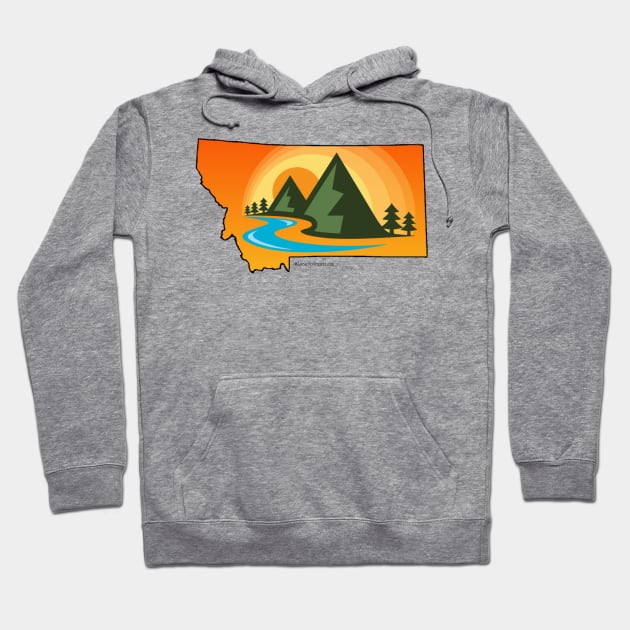 Montana Outdoors Hoodie by Look Up Creations